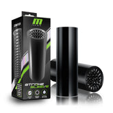 M For Men Stroke Sleeve (Black) – Sleek Masturbation Sleeve Strokers - Manual